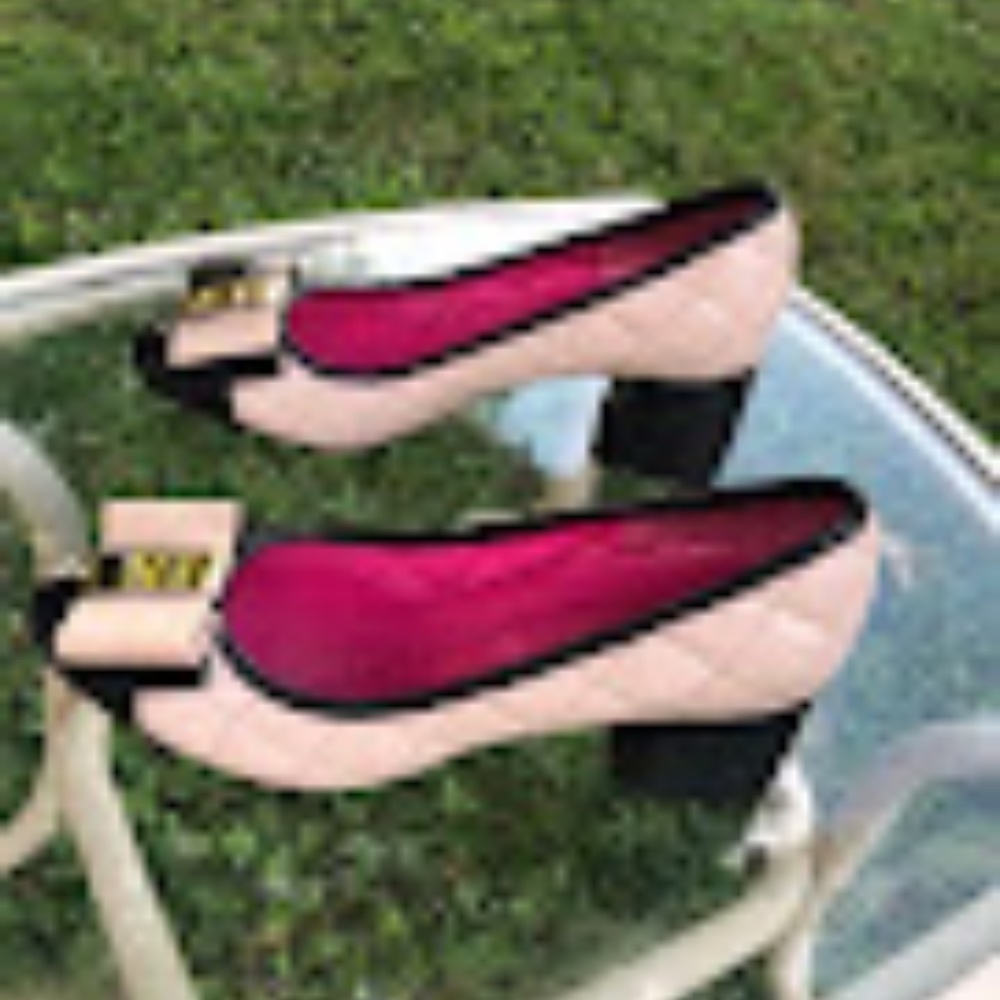 Made In Italy Leather Cap Toe Block Heels by FERCA 81